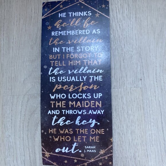 Rhysand double sided print- Sarah J Maas A Court of Thorns and Roses 9 x 21.5 cm - Picture 2 of 2